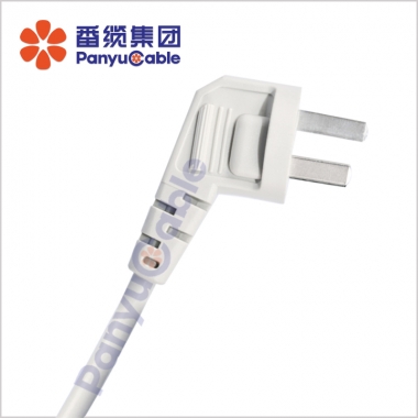 单相两极带接地不可拆线插头